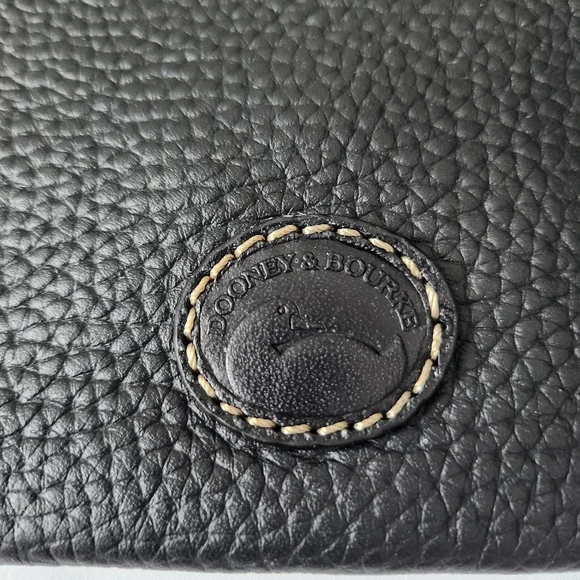 Dooney ID Black Zip Pouch Set